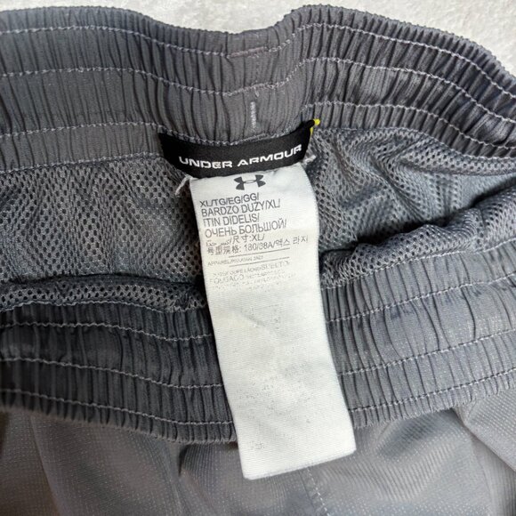 Under Armour Pants Mens XL Vital Warm Up Gray‎ Ankle Zips Track Mesh Lined - Picture 8 of 9